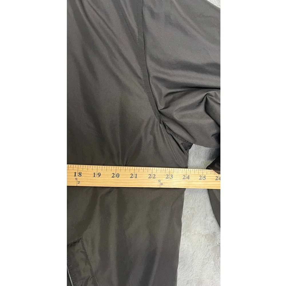 Polo Ralph Lauren Mens Black Full Zip Windbreaker Jacket L Polyester Shell Hood - Picture 5 of 12
